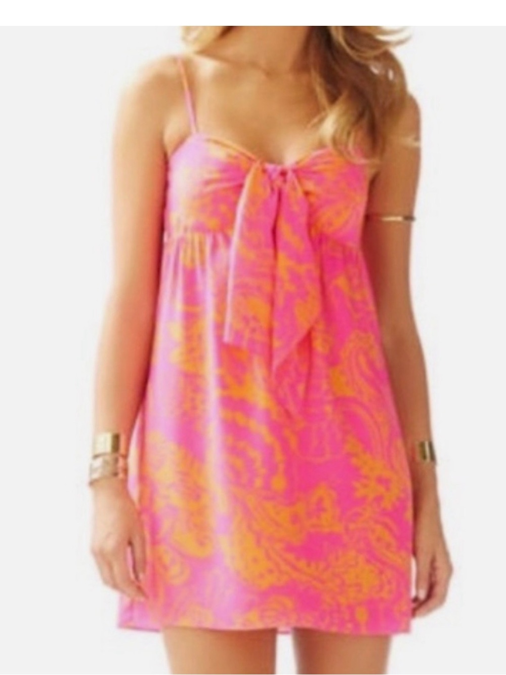 Lilly Pulitzer Charlotte 100% silk Mini Dress